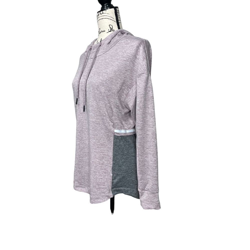 Tangerine Lavendar and Gray Pullover Super Soft Hoodie Size Medium
